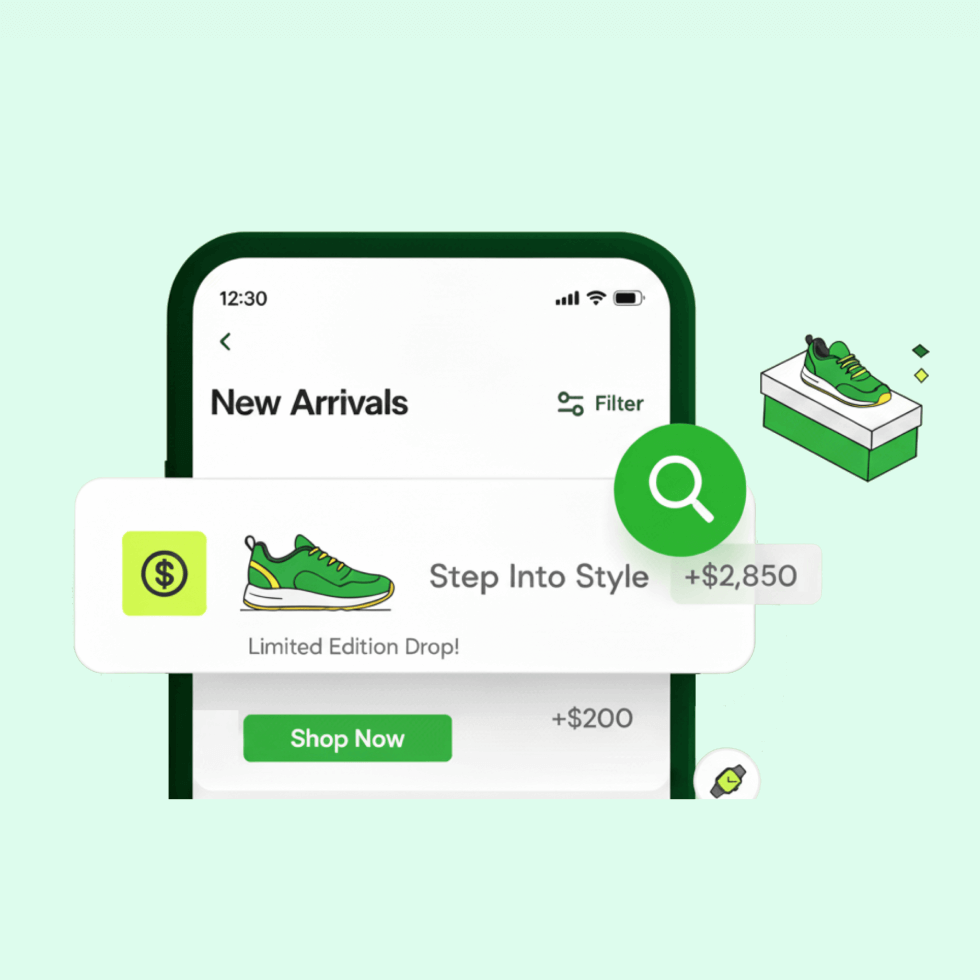 Example of creative ad formats used in Relvant’s Creative Services.