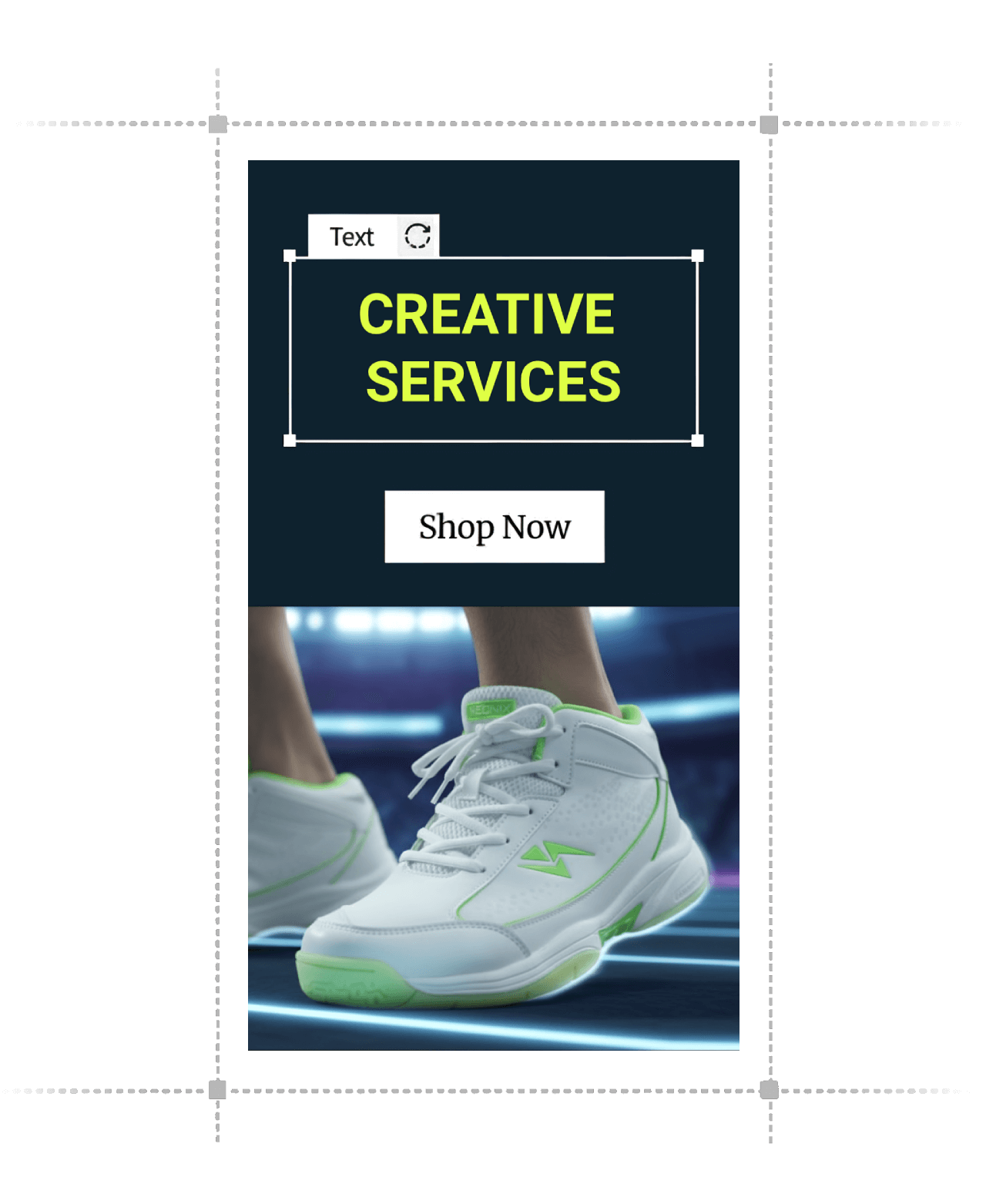 Example of a dynamic ad created through Relvant’s programmatic media services, highlighting creative optimization and performance-driven design.
